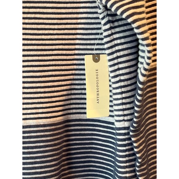 Anthropologie Daily Practice Navy & White Striped Knit Sweater Dress Size S - Picture 3 of 9